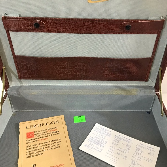 Porte documents vintage neuf SOLIGEN - Picture 4 of 4